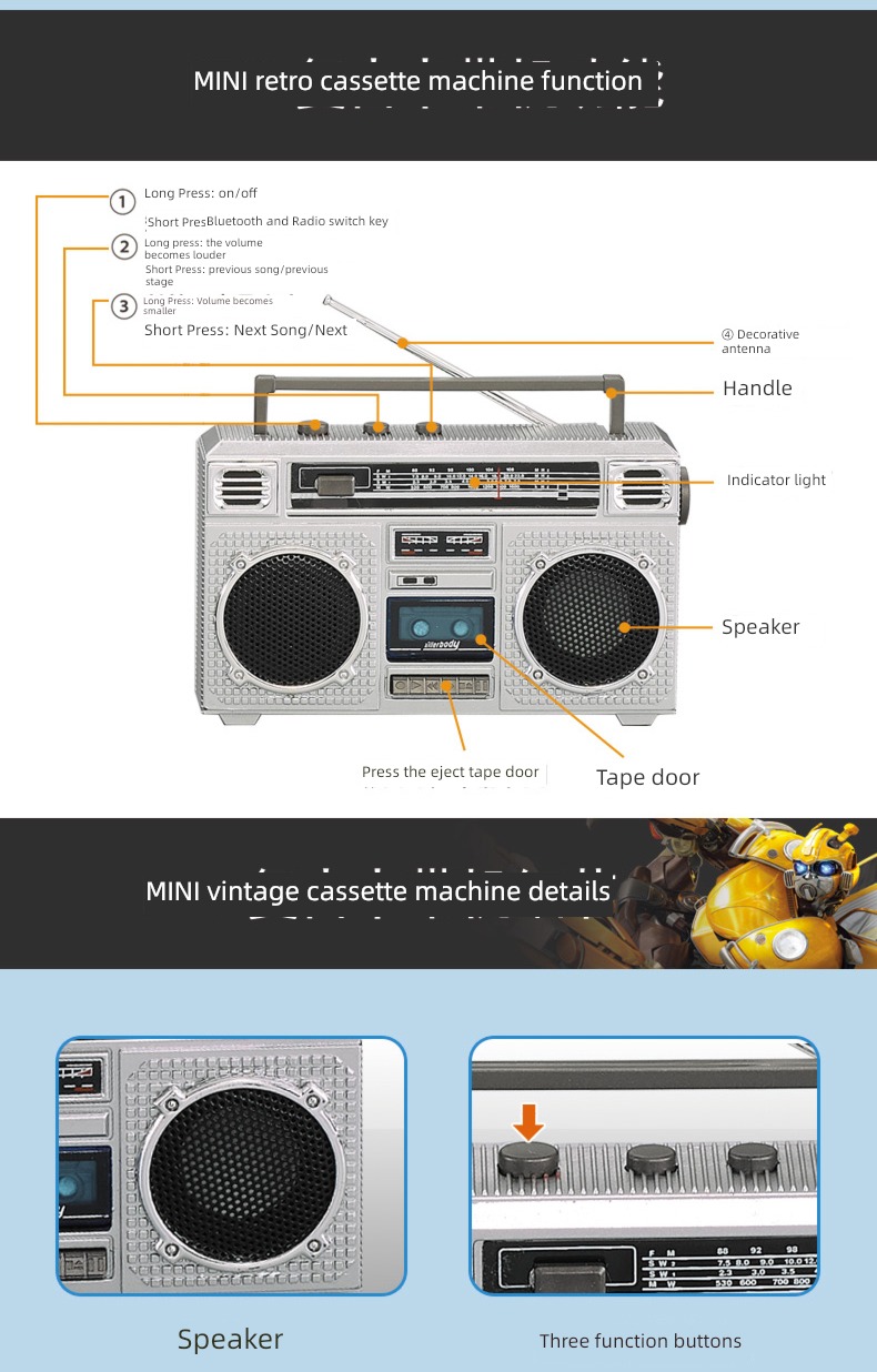 Bumblebee skyreach pillar radio Pendant image Model
