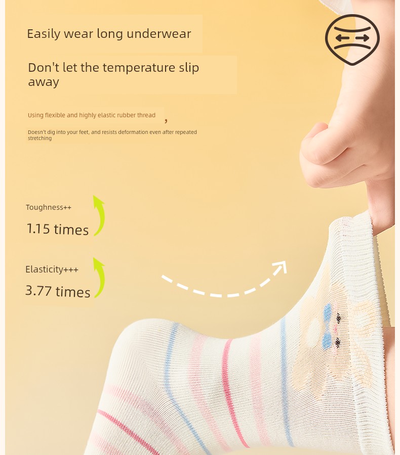 Children's Socks, Pure Cotton Socks, Girls' Baby Autumn Thin Breathable Long Socks, Little Girls' High Tube Autumn Cotton Socks, Kidsren's Socks — 13
