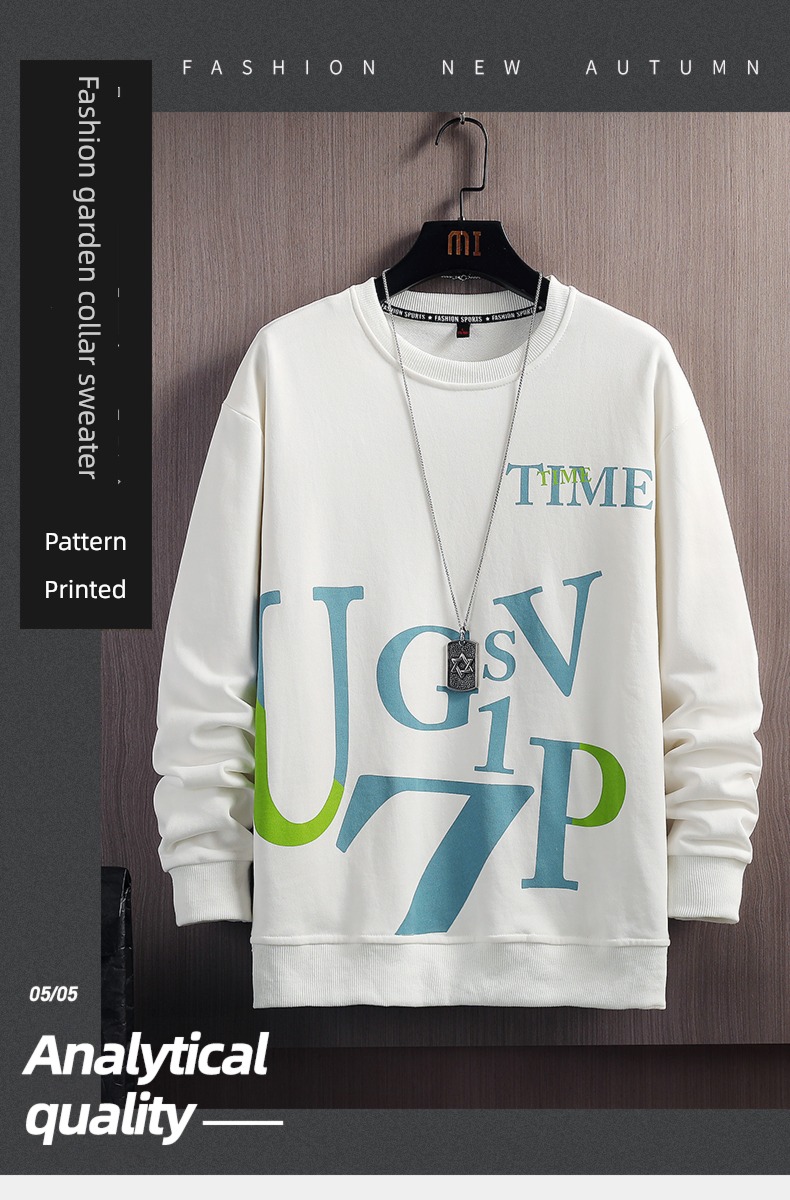 Spring and Autumn easy T-shirt Undershirt schoolboy Sweater