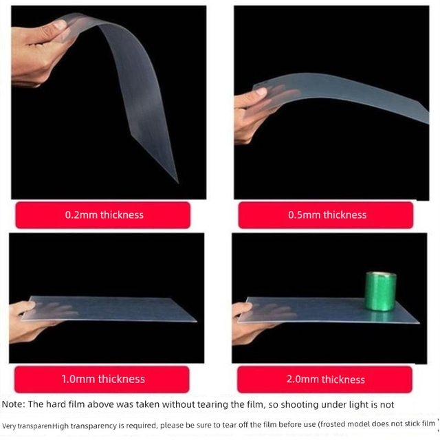 Transparent PVC plastic sheet pet coil film film A4A3 thin acrylic pc endurance plate hard frosted plate