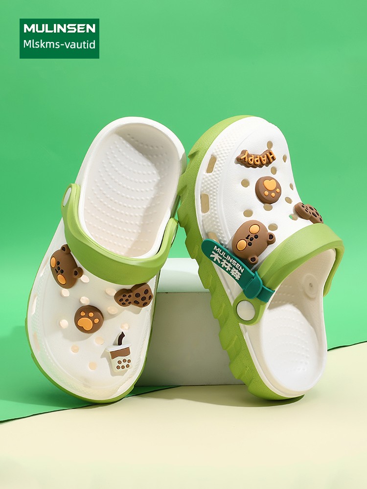 Mulinsen Children's Clogs for Boys, 2026 New Summer Model, Boys' Slippers, Non-Slip, Silent, for Older Children, with a Soft Stepping Feel — 5
