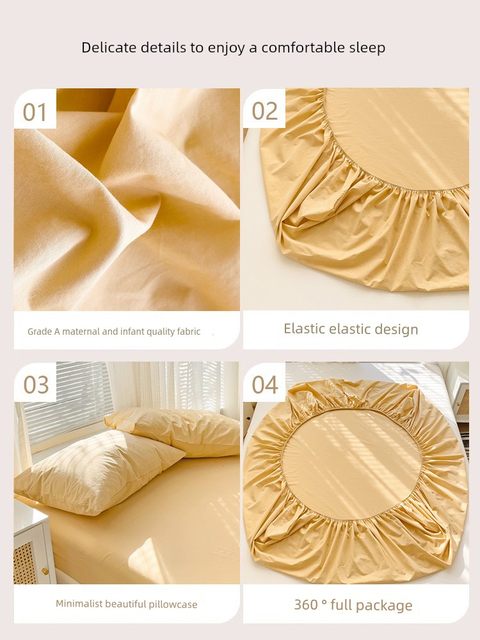 Single piece summer full-inclusive bed cover Simmons mattress dust protection cover bed cover non-full cotton pure cotton sheet cover