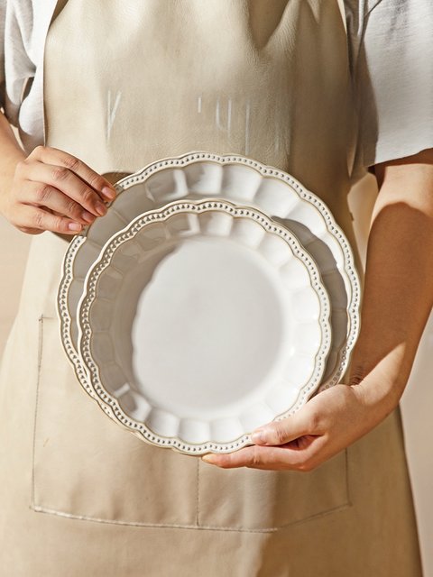 摩登主妇法式餐具饭碗家用2025新款碗具套装陶瓷碗碟盘子餐盘汤碗