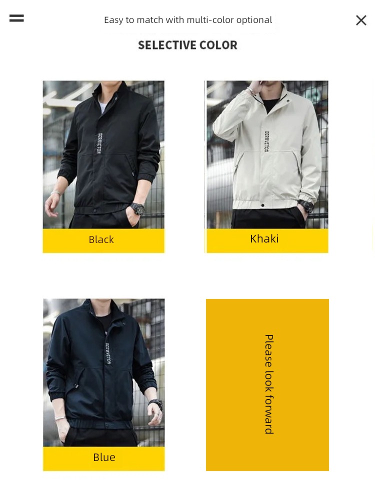 Spring and Autumn Lapel leisure time trend keep warm Windbreak loose coat