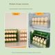 Egg storage box refrigerator side door put egg box with egg rack mount holder food grade special transparent storage fresh storage box