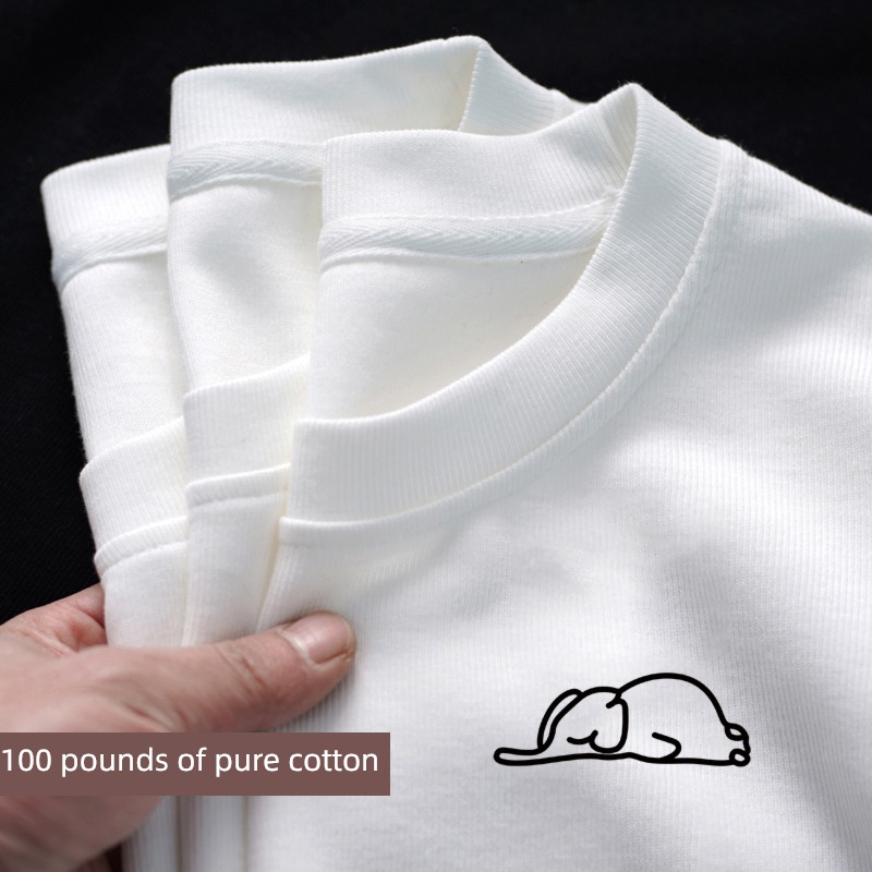 man white ins Chaopai autumn jacket Long sleeve T-shirt