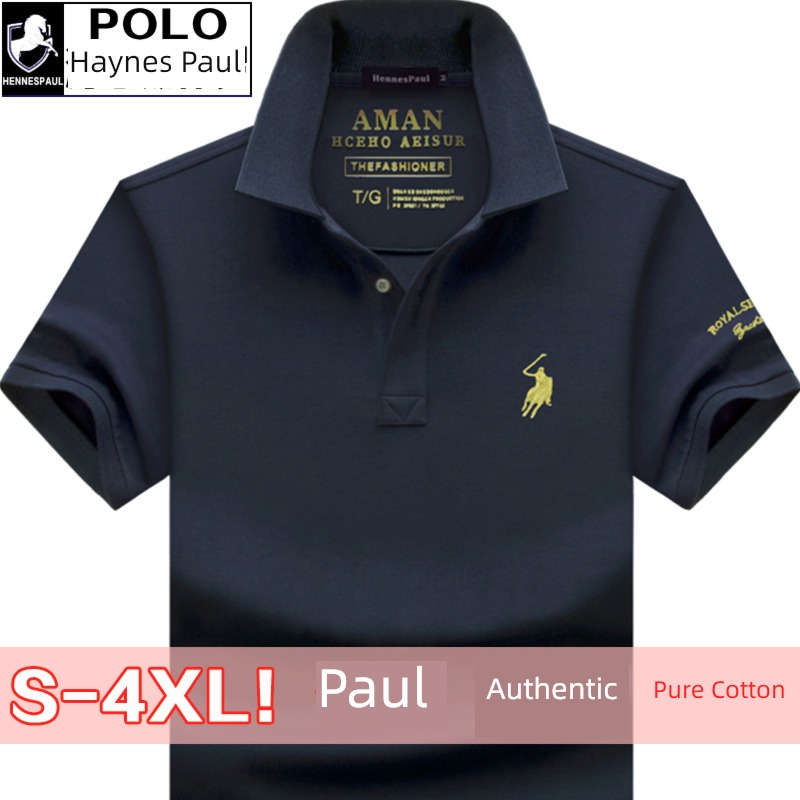 tide Paul man leisure time Lapel Half sleeve Polo shirt