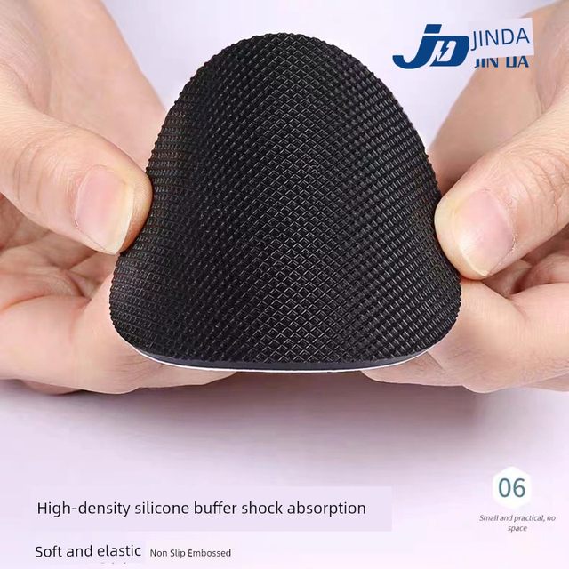 Black mesh plaid silicone board self-adhesive round silicone gasket 3M with rubber backing rubber plate anti-slip silicone rubber pad