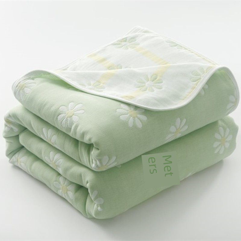 六層紗布毛巾被純棉單人雙人毯夏季兒童午睡蓋毯夏涼毯 簡約現代