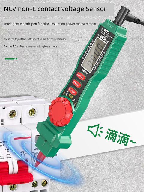 Baolian Pen Multimeter High-precision Digital Display Multifunction Induction Testing and Electrical Power Detailed Voltage Capacitor Meter