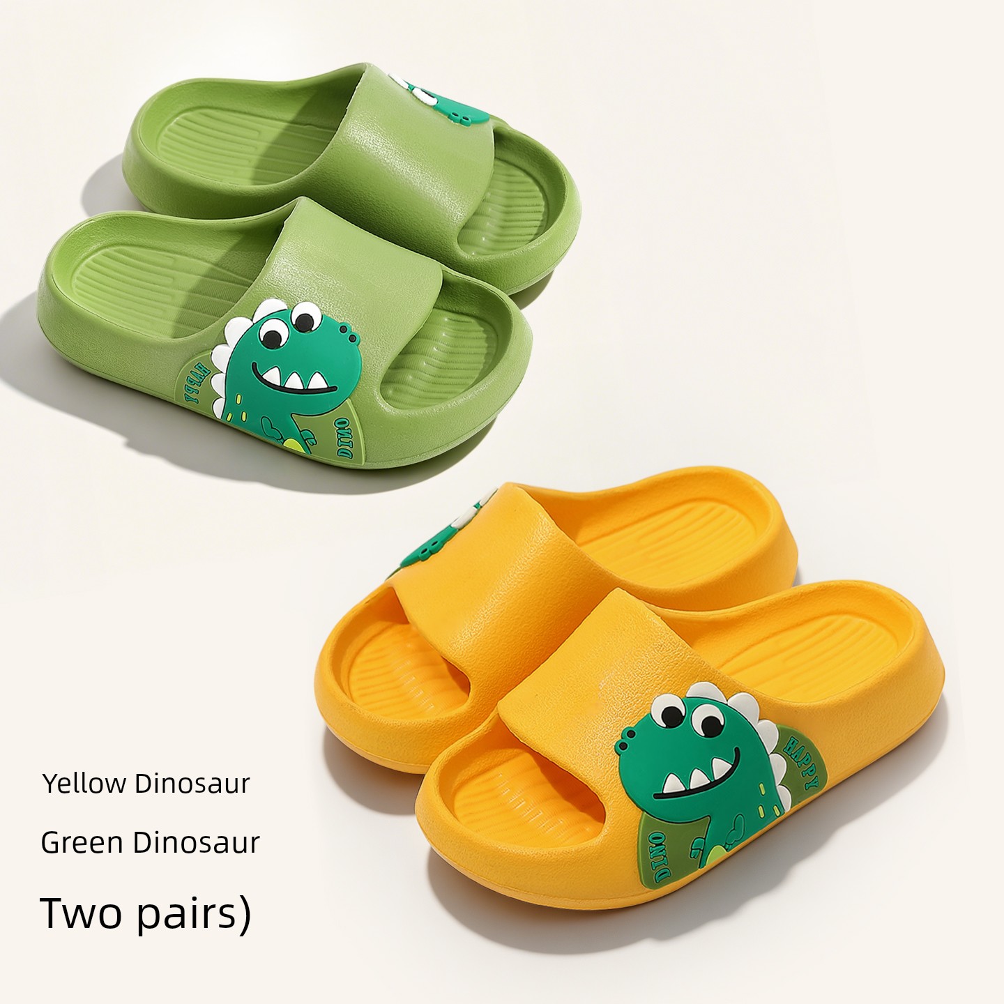 Boys Summer Indoor Non Slip Dinosaur Kids Slippers — 8