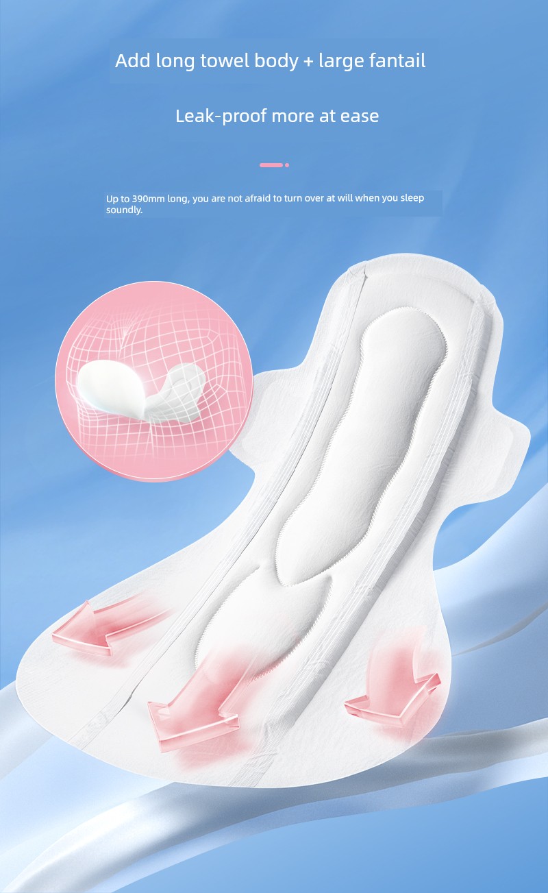 Zichu Long Night Use Widen Large Size Maternal Sanitary Napkin — 16