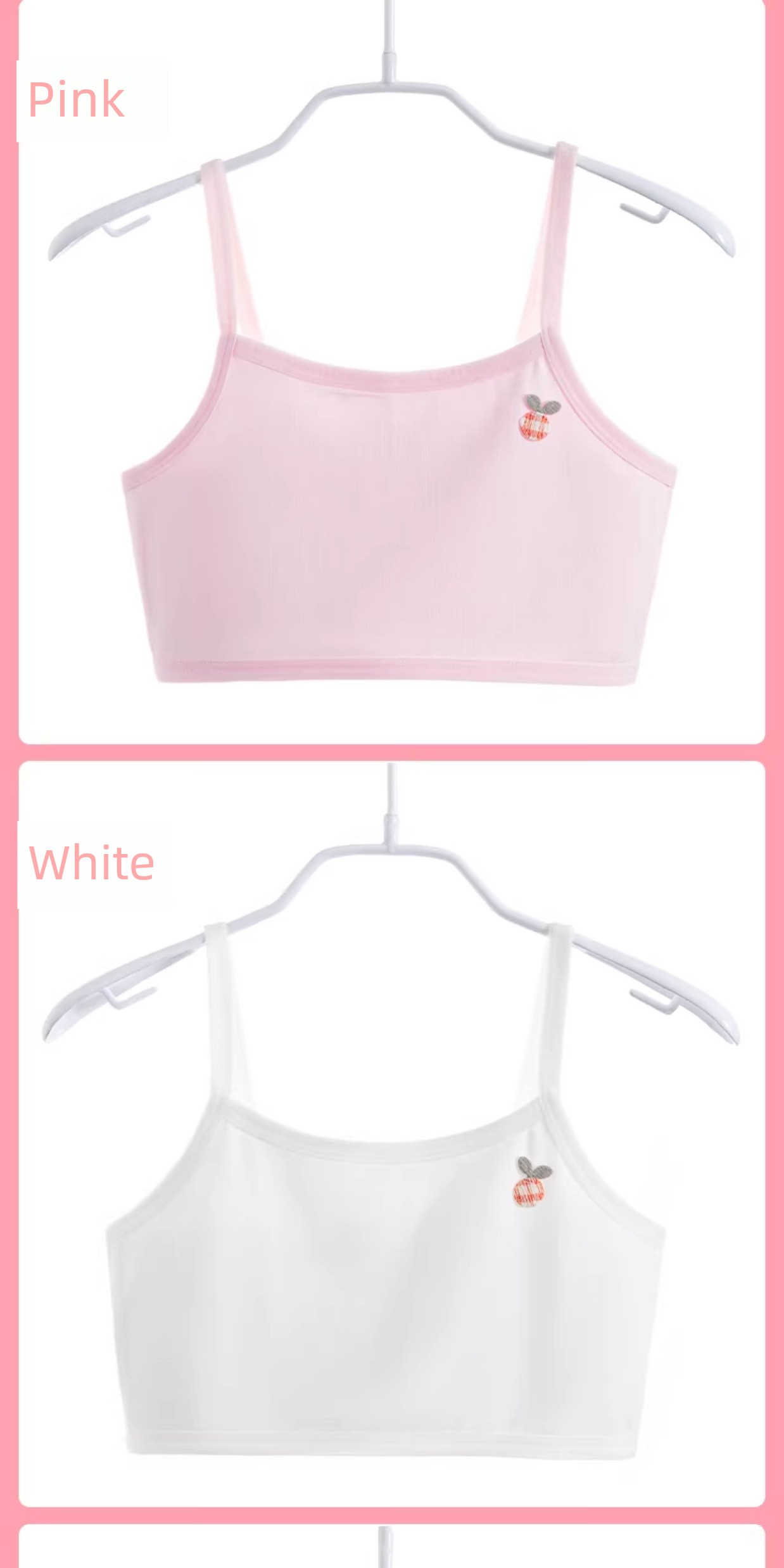 Girls' Underwear for 12-Year-Old Children in the Developmental Stage, Thin Cotton Bra for Young Girls, Elementary School Students' First Stage Children's — 13