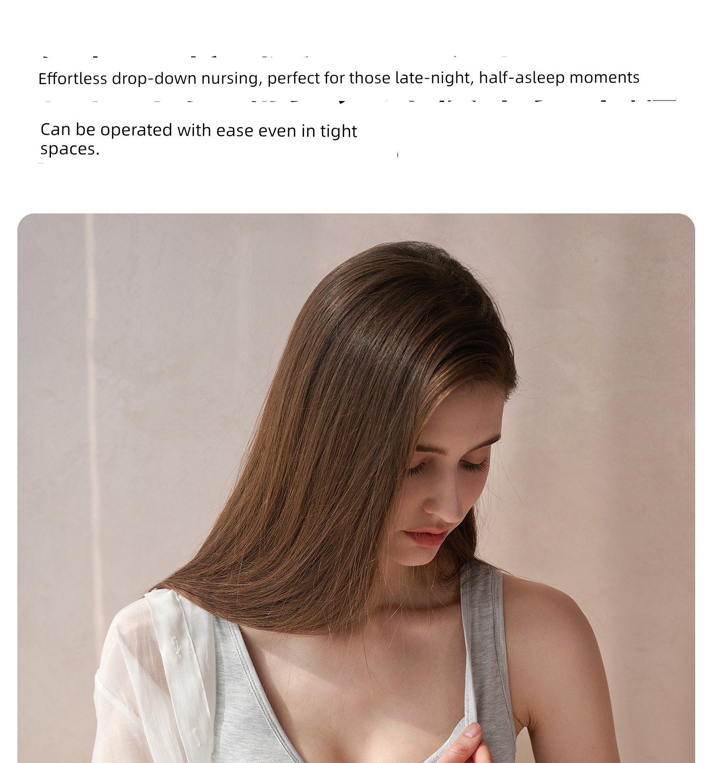 Yatmao Tianzhu Sleep Nursing Bra for Pregnancy and Postpartum, Front-Opening Vest-Style Maternity Bra for Women — 22