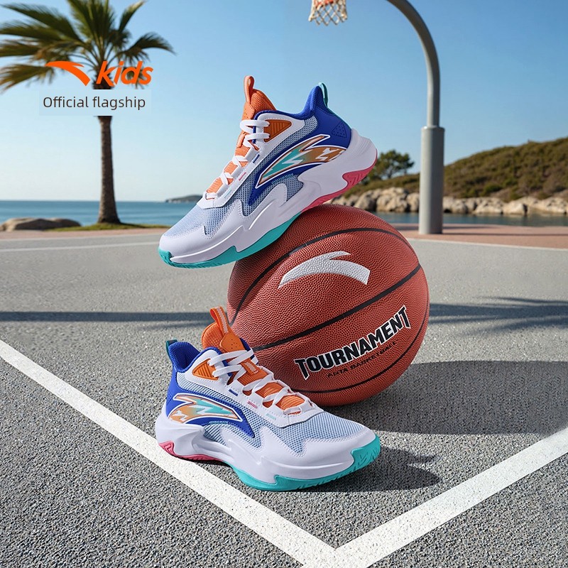 Trial | Anta Kids Boys' New Autumn Model Professional Practical Youth Training Basketball Shoes Sports Shoes — 3
