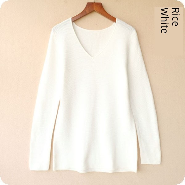 Women V-neck Straight cylinder pure cotton routine singleton  Condom