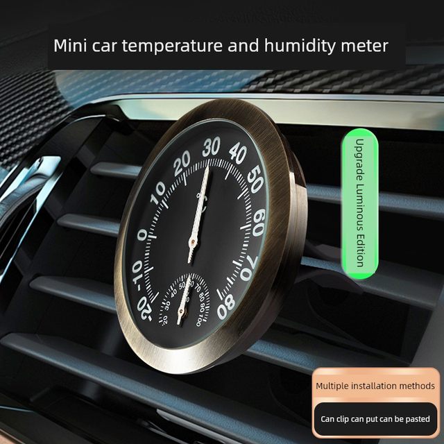 High-precision luminous explosion-proof vehicle temperature and humidity meter for vehicle air outlet temperature measurement