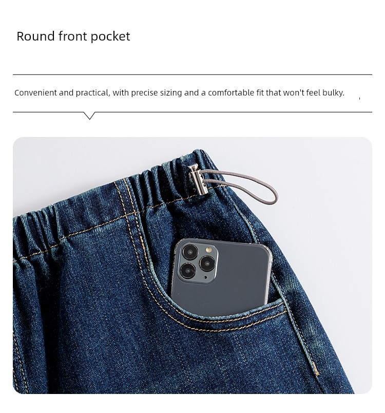 Maternity Pants for Autumn 2026, New Straight-Leg Jeans Without Belly Support, Non-Tightening Pants, Wide-Leg Pants for Fall and Winter — 7