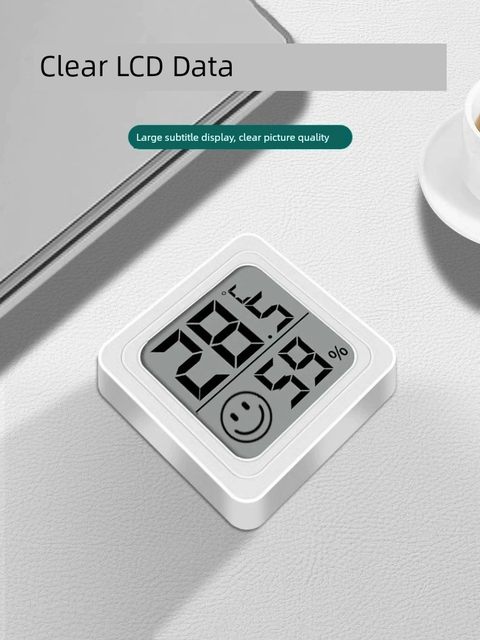 High-precision mini thermometer thermometer indoor household baby room wall-mounted room dry and humidity temperature accurate temperature meter