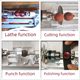 Jiangyun multi-functional miniature lathe grinding and polishing car bead round bead Buddhist bead machine mini machine tool woodworking lathe
