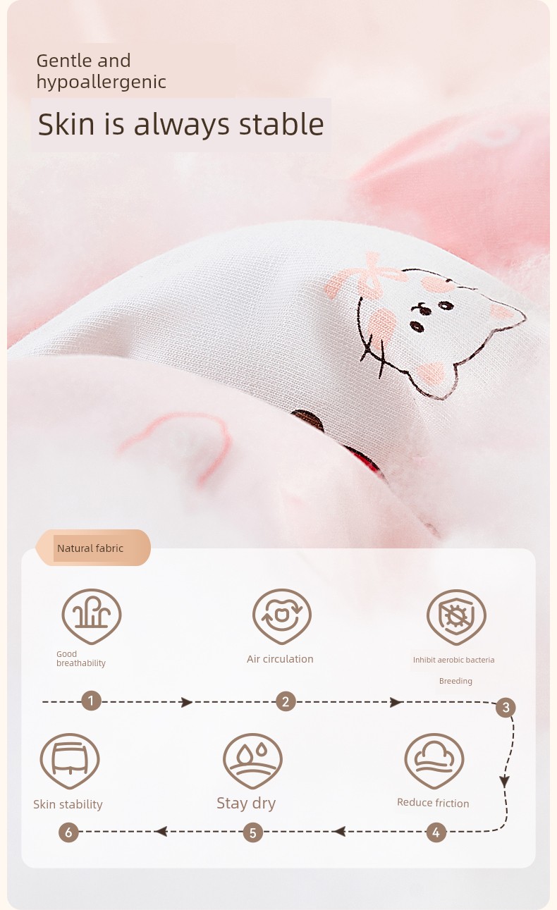 Girl Underwear Pure Cotton Kids Triangle Shorts Little Girl 100% Cotton 100% Shorts Baby Girl Underpants 2024 New Arrival — 8