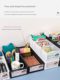 Imported Japanese desktop storage box office desktop organization frame partition basket cosmetic stationery classification storage basket