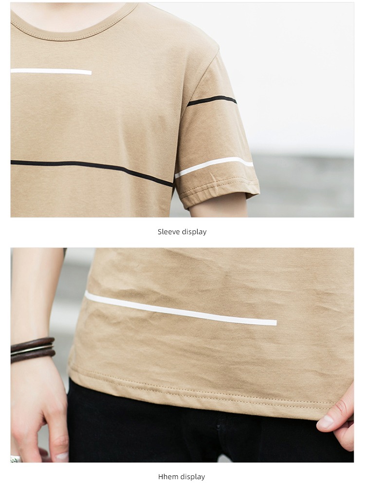 man ins Chaopai Undershirt clothes Short sleeve T-shirt