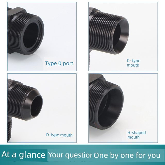 Hydraulic transition joint O-type metric tee high-pressure oil pipe Welded tee 14*1.5-52*2 pipe joint