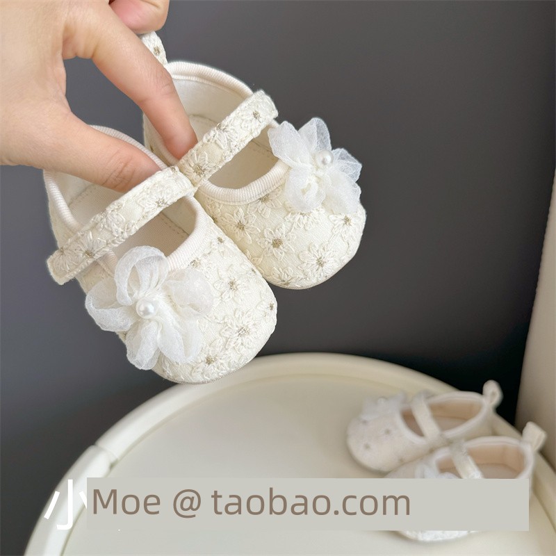 24 New Arrival Spring and Summer Baby Soft Sole Shoes 0-1 Year Old Tight Baby Toddler Flats 6-12 Months Princess Shoes — 1