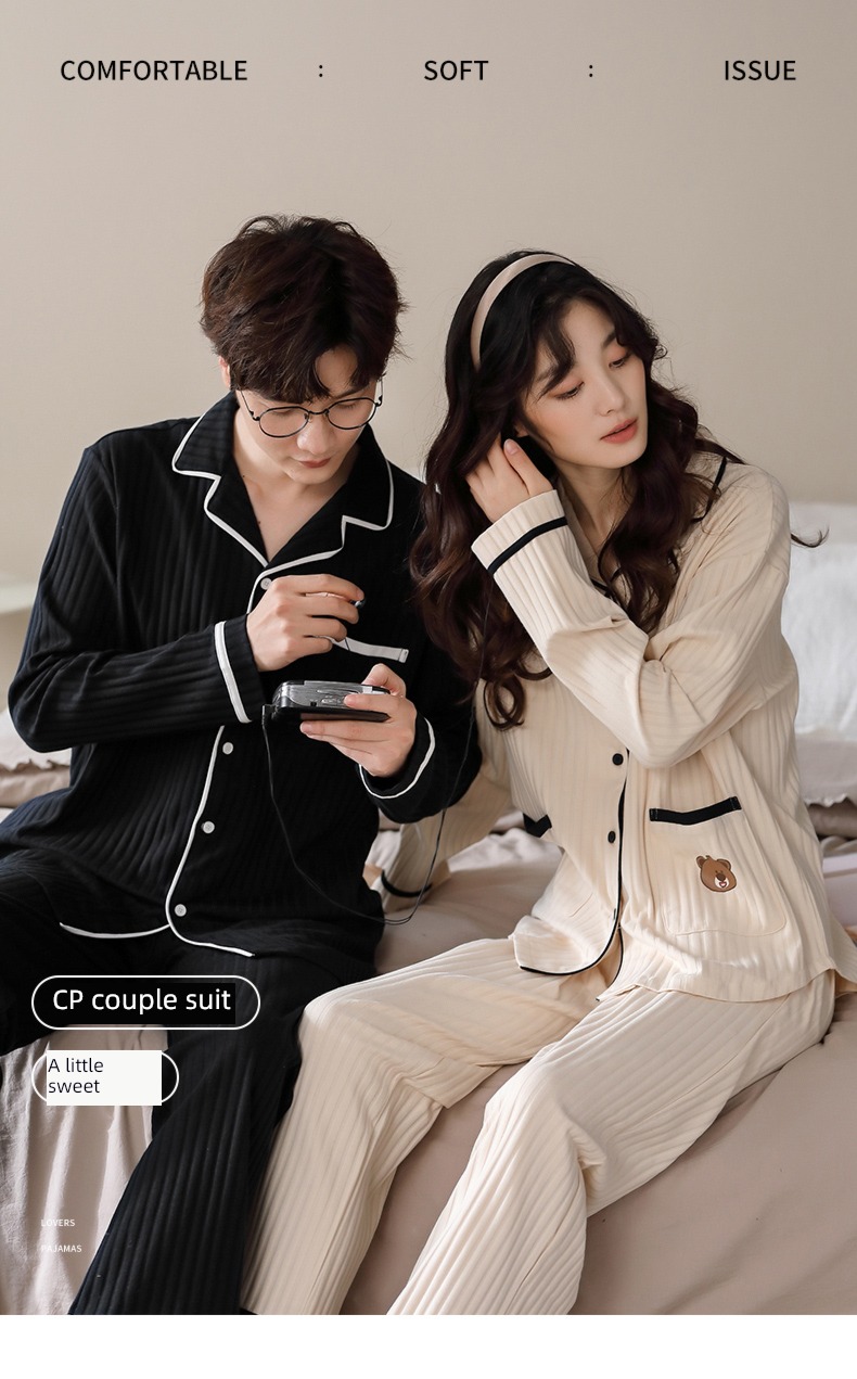 easy Cotton winter One female autumn lovers pajamas