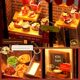 DIY hut making Chinese style assembled building miniature scene model creative toy birthday gift girl