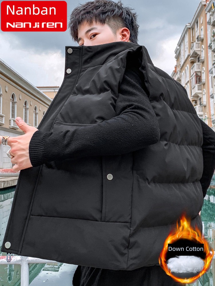 NGGGN Autumn and winter Plush thickening Men Vest