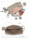 Mini elephant wallet ultra-thin head layer cowhide cow coin keychain storage bag card bag genuine leather coin wallet women cute