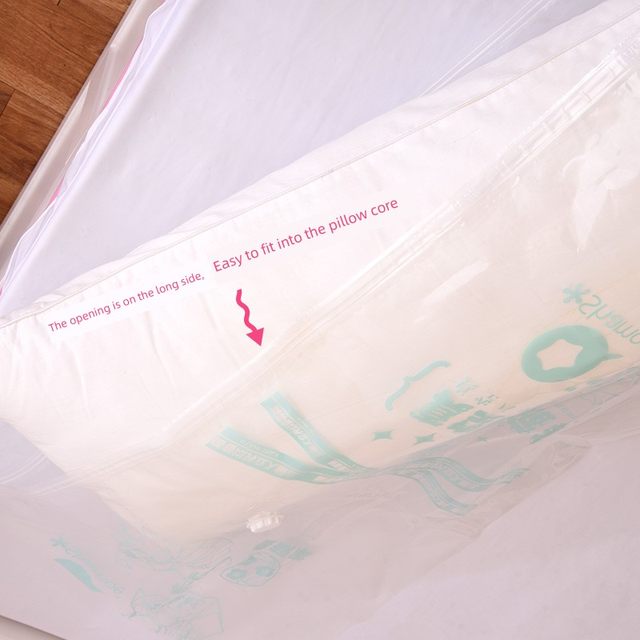 Fan-person pillow storage bag vacuum compression bag 2D peripheral hand-pulling mercury electric pump pillow core storage