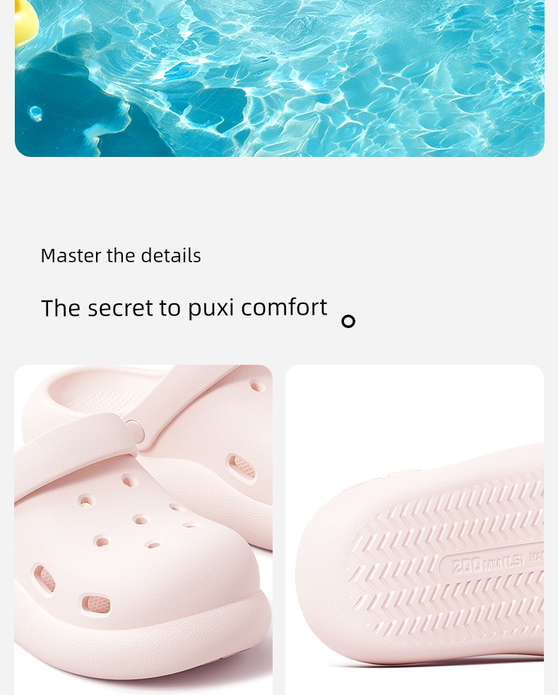 Puxi Yunmengze Clogs for Children, Girls Aged 8 to 12, Non-Slip Beach Sandals for Boys, Teenagers — 23