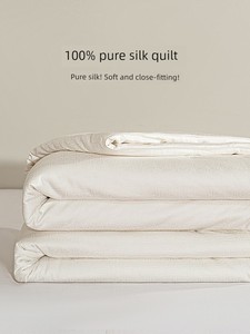 Class A 100% Thickened All Year Round Neutral Silk Quilt