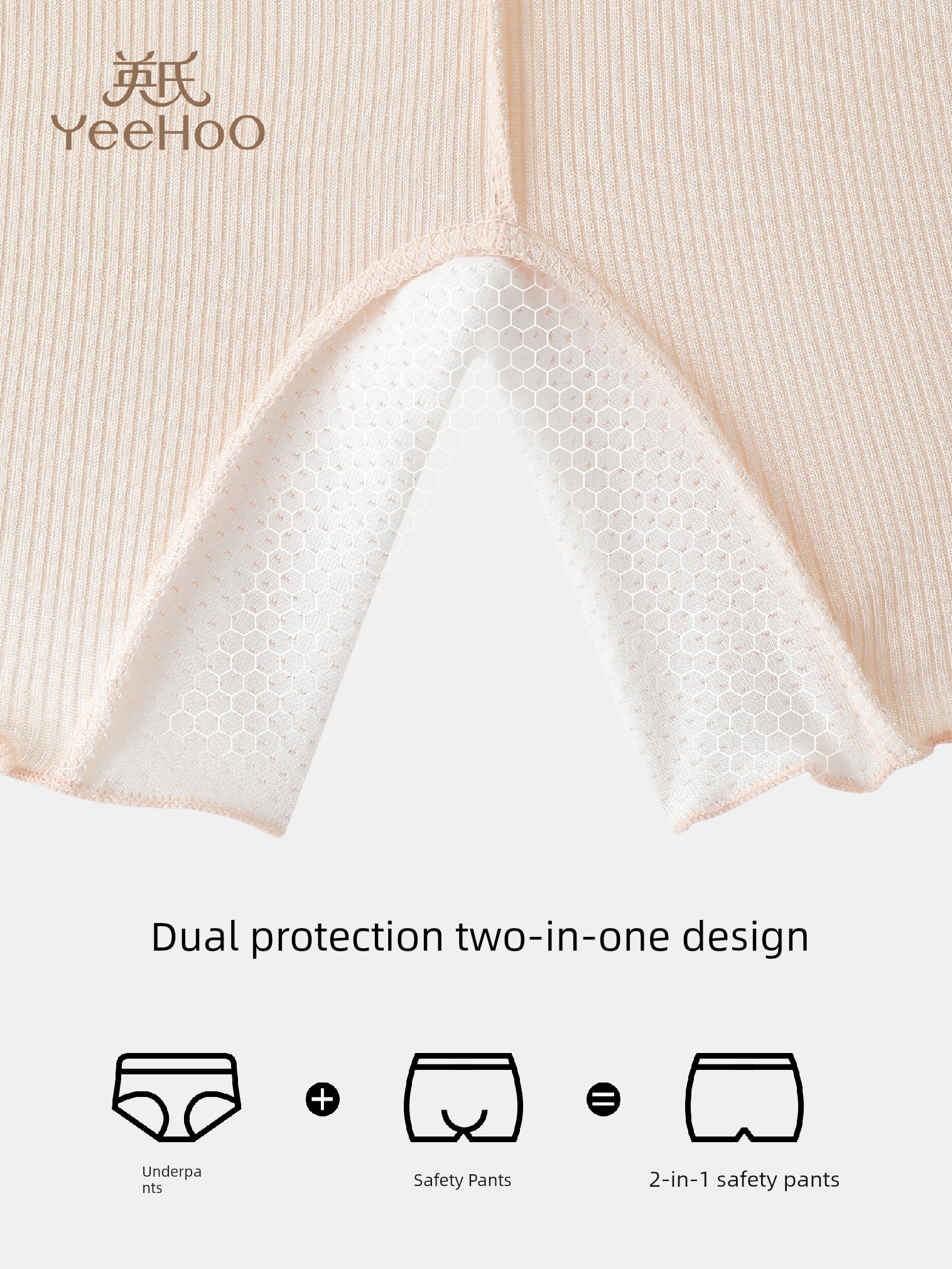 Yeehoo Maternity Safety Shorts Summer Thin Leggings 26 New High-Waisted Belly Support Seamless Anti-Exposure Three-Quarter Leggings — 2