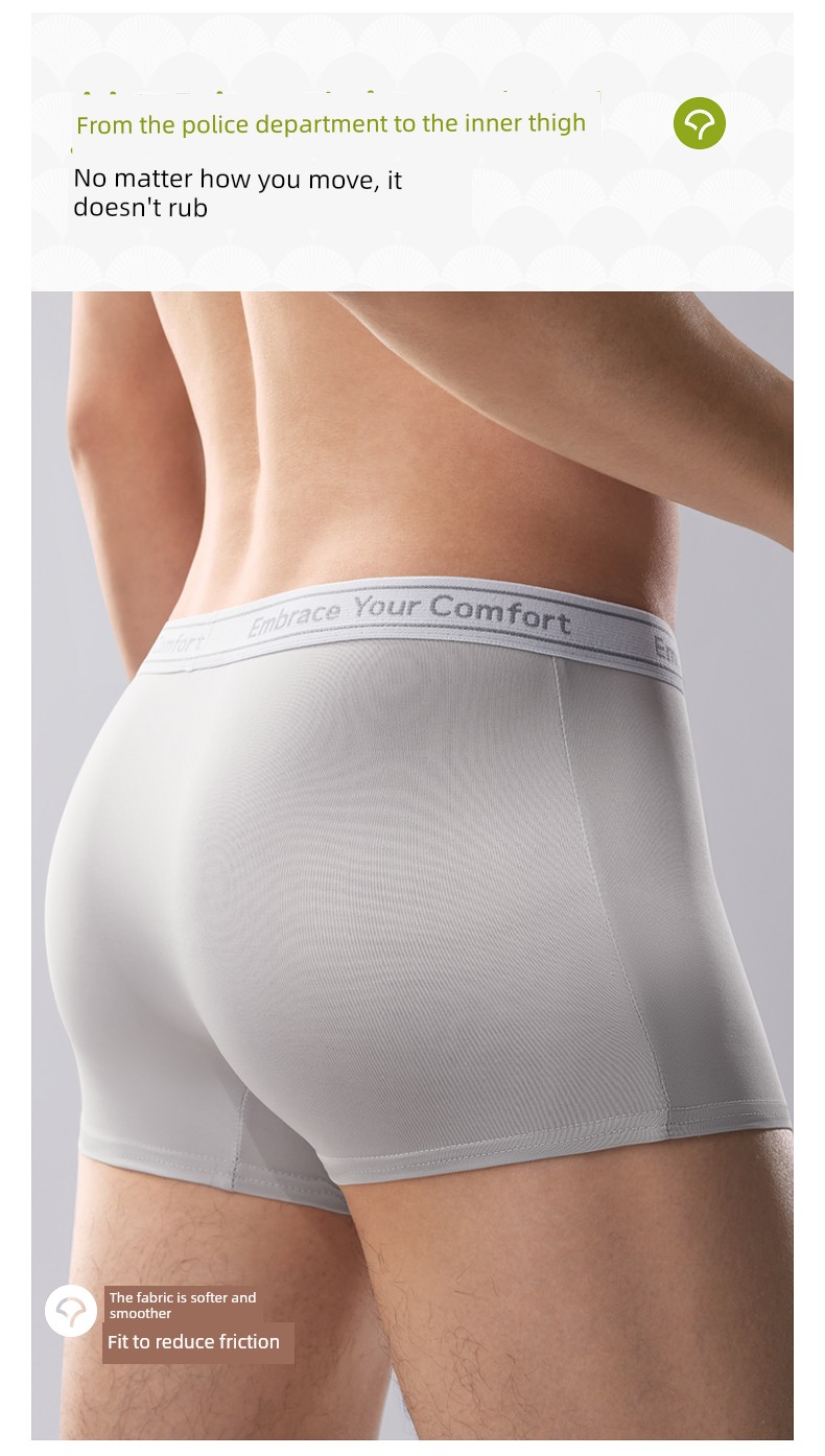 October Crystalline Men Seamless Antibacterial Disposable Underwear — 7