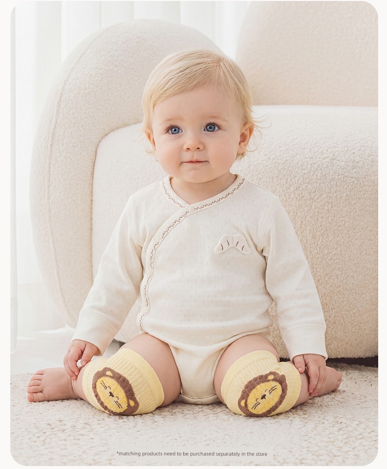 Baby Walking Anti-Fall Protector, All-Season Infant Leg Protection Gear, Knee Crawling Anti-Slip Knee Pads — 10