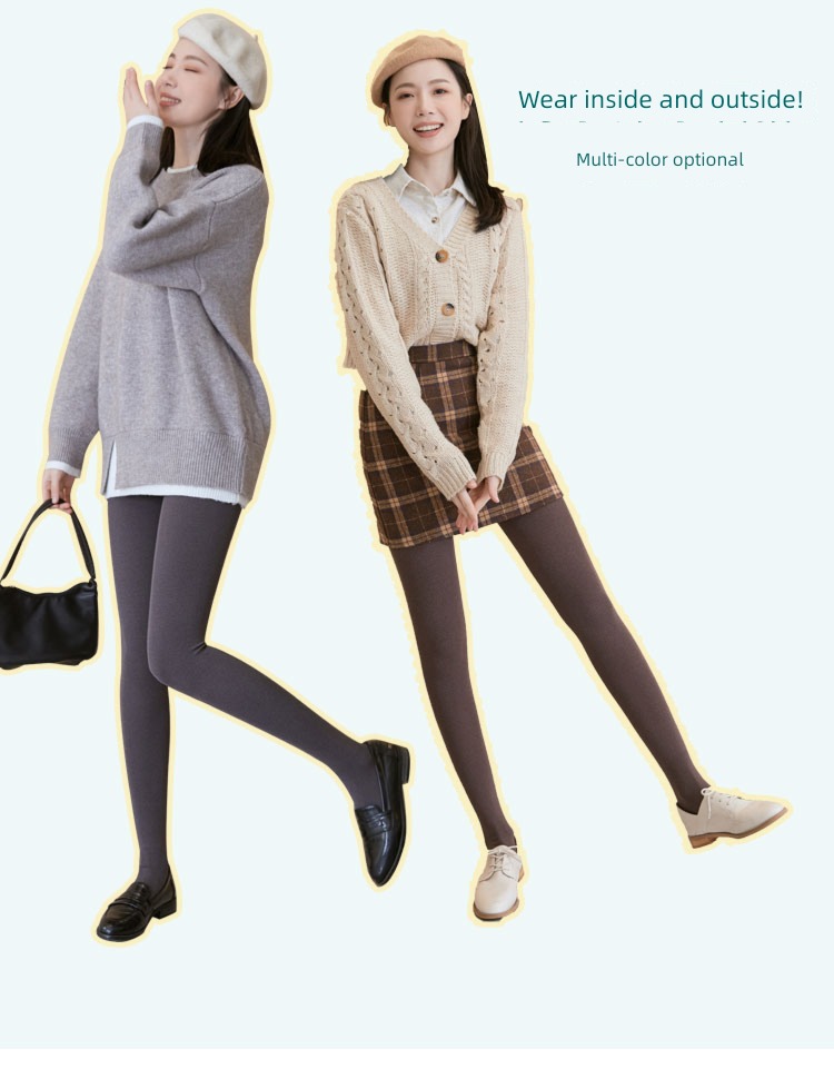 Fat mm Spring and Autumn winter Plush grey keep warm cotton-padded trousers