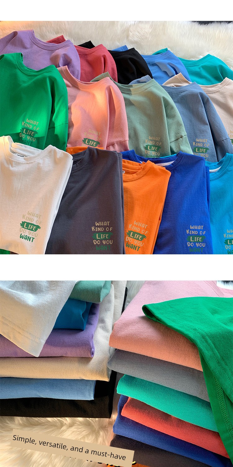 Boys' T-Shirt Short-Sleeved Summer 2026 New Style Kidsren's Pure Cotton Summer Wear Ins Boys Student Half-Sleeved Tops Versatile — 6