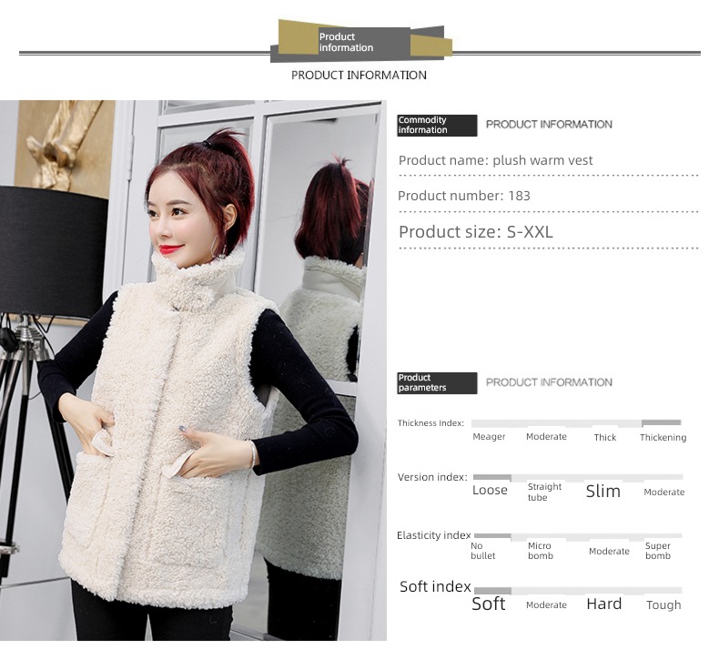 have cash less than that is registered in the accounts Fur in one vest waistcoat Lamb cashmere Vest