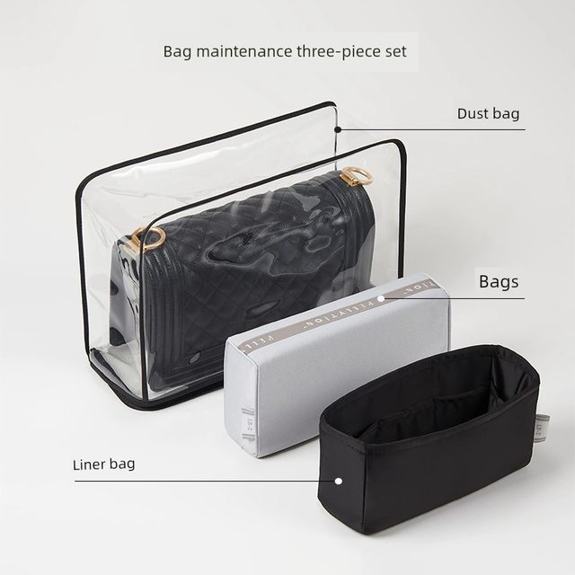 Luxury bag dustproof bag transparent storage bag brand bag moisture-proof cover CF organization tool protection bag maintenance bag