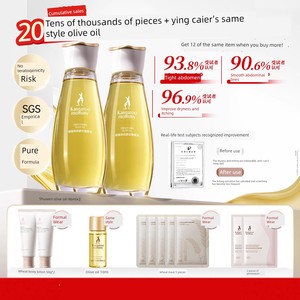 Kangaroo Mom Olive Oil Anti-Wrinkle and Anti-Itch Massage Oil, Texture Repair Essence, Moisturizing and Reducing Belly F
