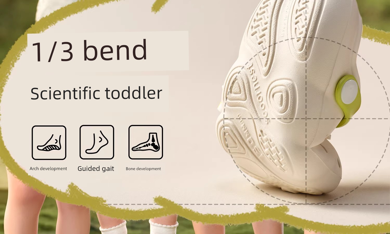 Kechao Children's Baby Clogs for Boys and Girls, Summer Closed-Toe Sandals, Indoor Bath Slippers, Non-Slip for Infants and Toddlers — 24