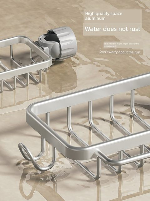 Faucet storage rack kitchen sink sink storage rack household sponge rag dish cloth drain rack drain rack hanging basket