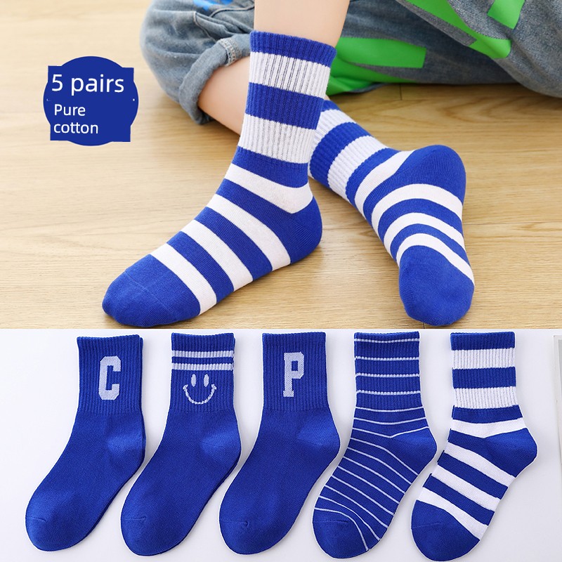 Pure Cotton Spring and Autumn Girl Deodorizing Filter Children's Socks — 7