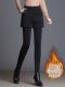 Two-piece fall and winter leggings plus velvet thickened warm wear high-waisted, integrated small-foot casual pants