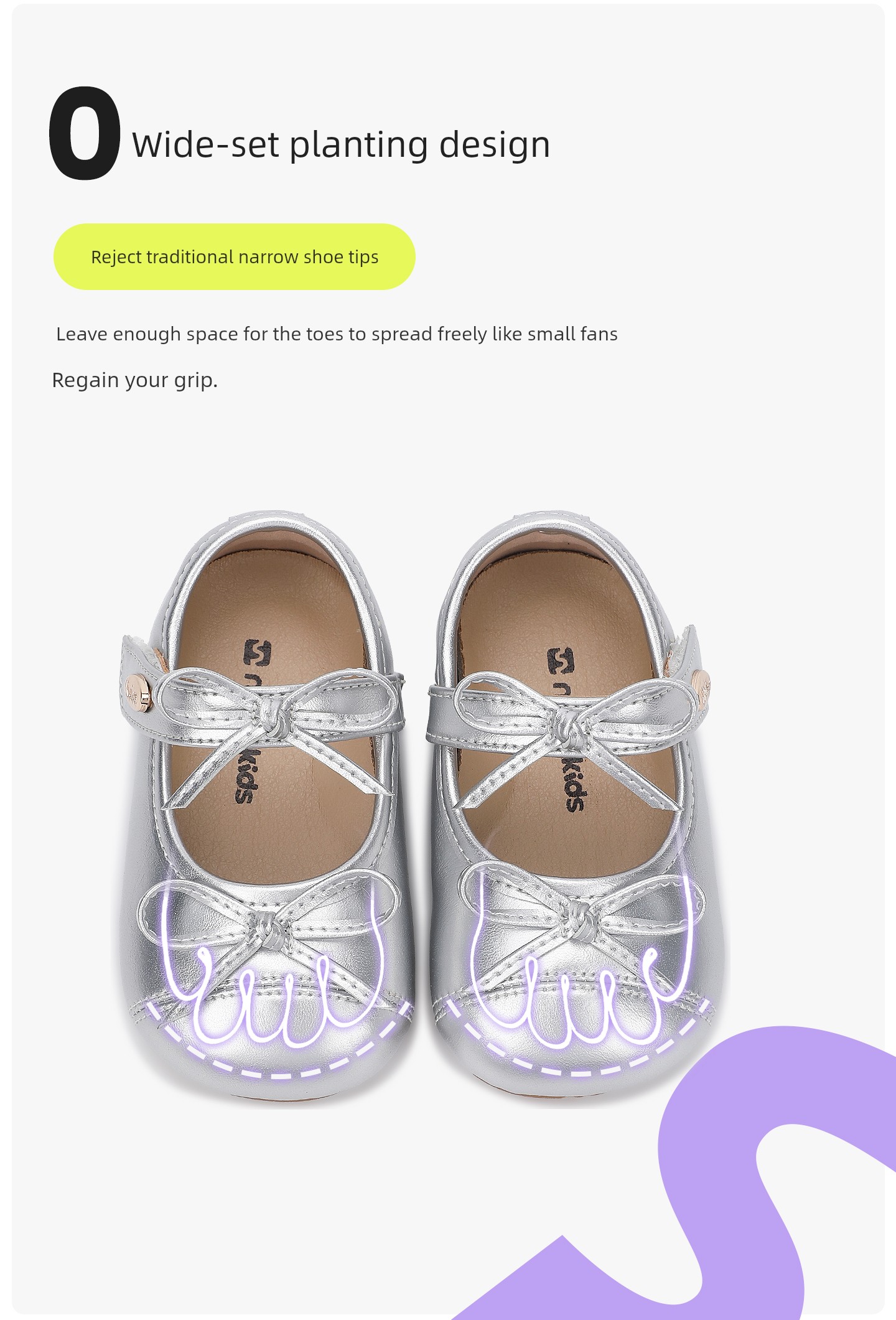 Nubi Childhood Genuine Leather Girls' Little Leather Shoes Autumn New Style Soft Sole Simple Princess Shoes for Girls — 5