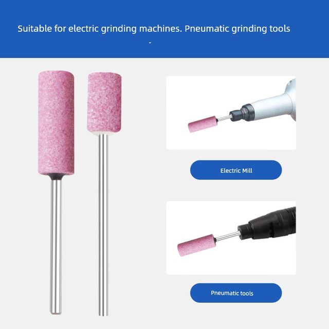 Extended grinding wheel grinding head Flint extended handle special-shaped grinding wheel grinding head Metal alloy mold polishing electric grinding head